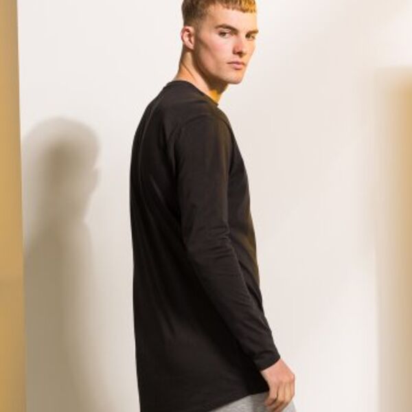 SF Men Long Sleeve Longline T-Shirt Thumbnail